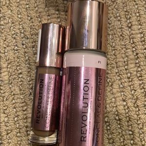 Revolution concealer and foundation